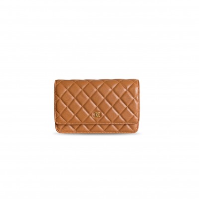 CHANEL CAVIAR QUILTED WALLET ON CHAIN WOC AP0250 (19*13*3cm) 